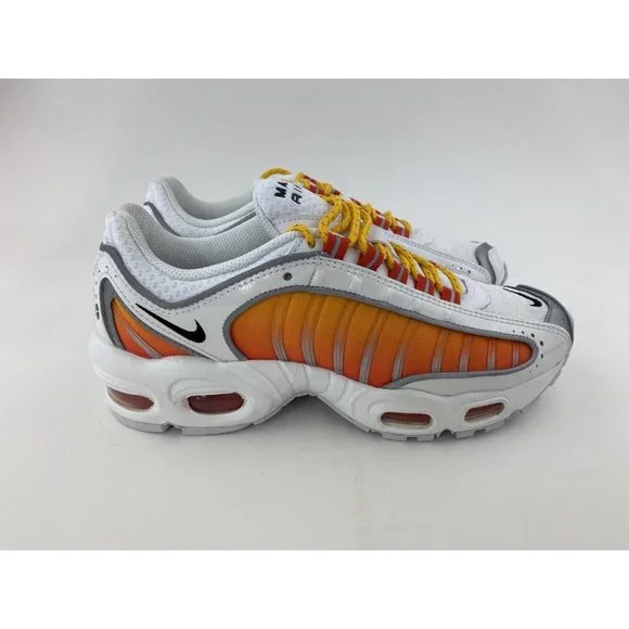 Nike Air Max Tailwind 4 NRG White Orange Women's Sneakers Shoes - Picture 9 of 12